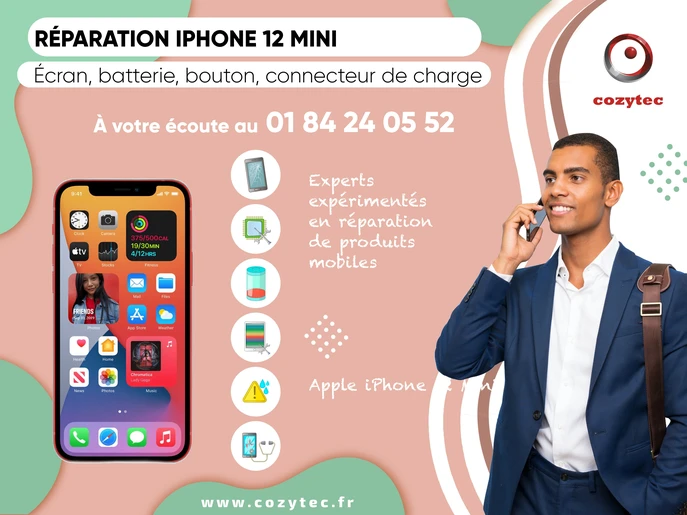 Réparation écran iPhone 12 mini sur Marseille rapide et sans rendez vous!